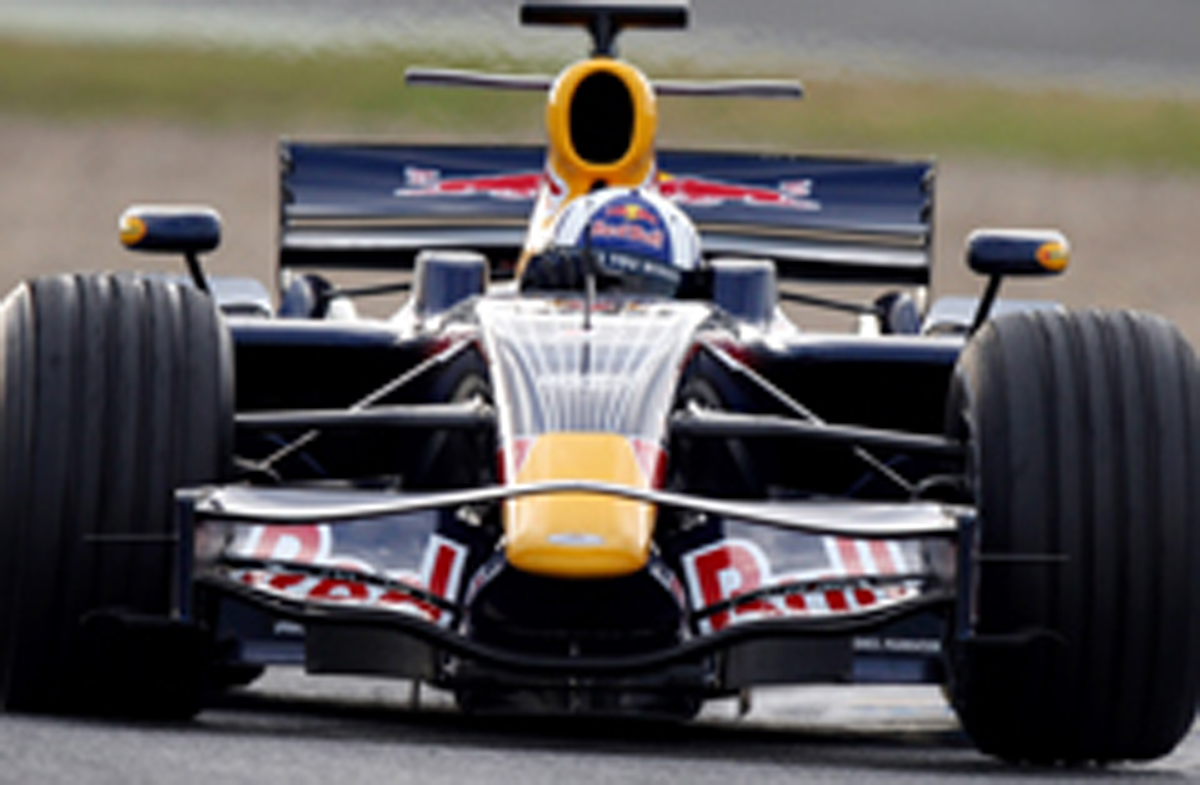 RB4で走行したデビッド・クルサード RB4で走行したデビッド・クルサード