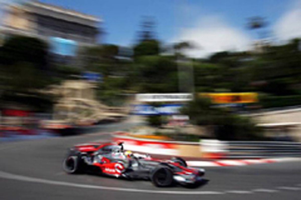 フリー走行2回目のトップはルイス・ハミルトン(モナコGP) フリー走行2回目のトップはルイス・ハミルトン(モナコGP)