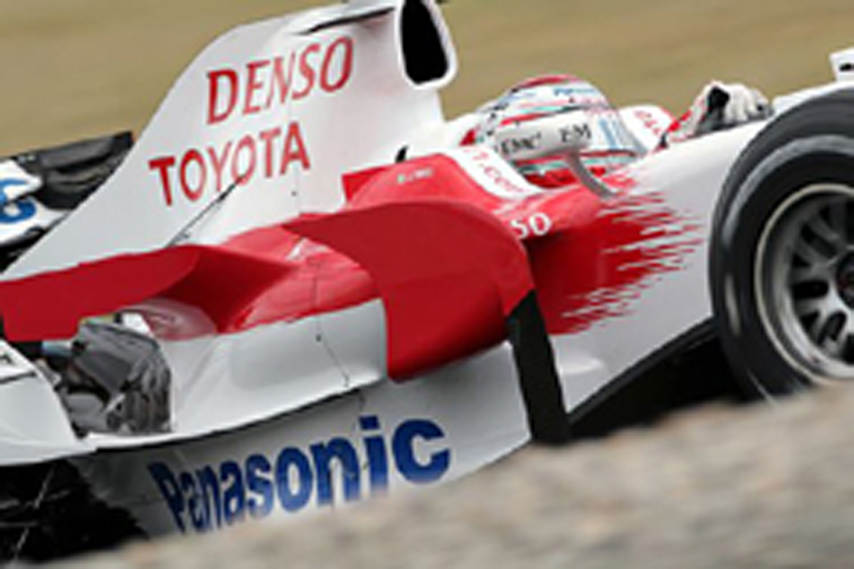 4番グリッドを獲得したヤルノ・トゥルーリ(トヨタF1チーム) 4番グリッドを獲得したヤルノ・トゥルーリ(トヨタF1チーム)