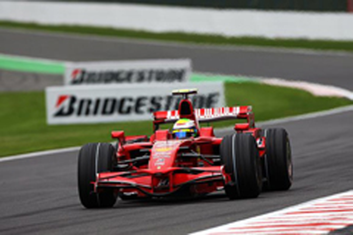 マッサがトップタイム(ベルギーGPフリー走行1回目) マッサがトップタイム(ベルギーGPフリー走行1回目)