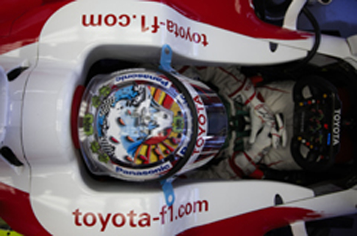 ヤルノ・トゥルーリ F1日本GP ヘルメット ヤルノ・トゥルーリ F1日本GP ヘルメット