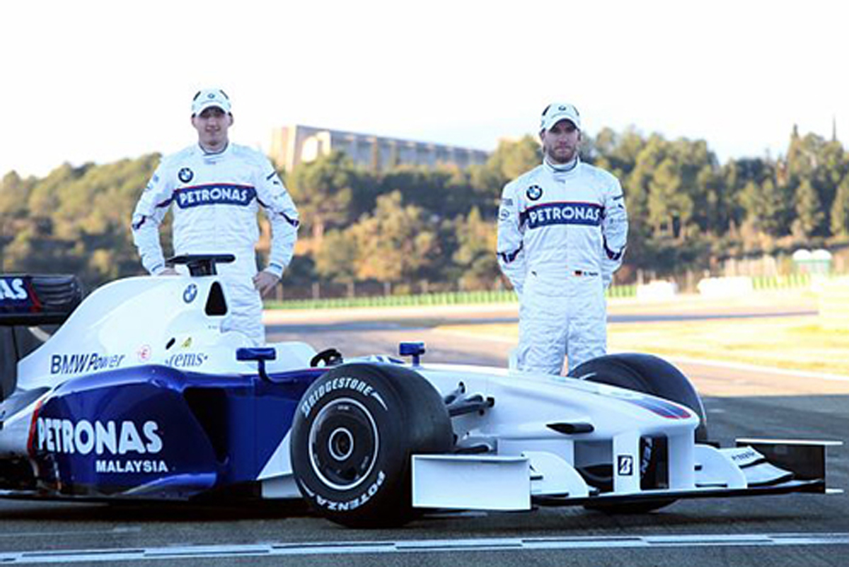 BMWザウバー F1.09 走行画像