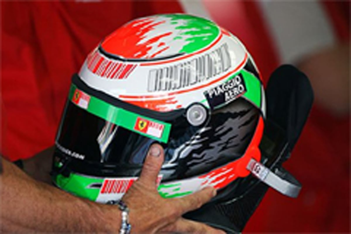 ジャンカルロ・フィジケラ ヘルメット フェラーリ