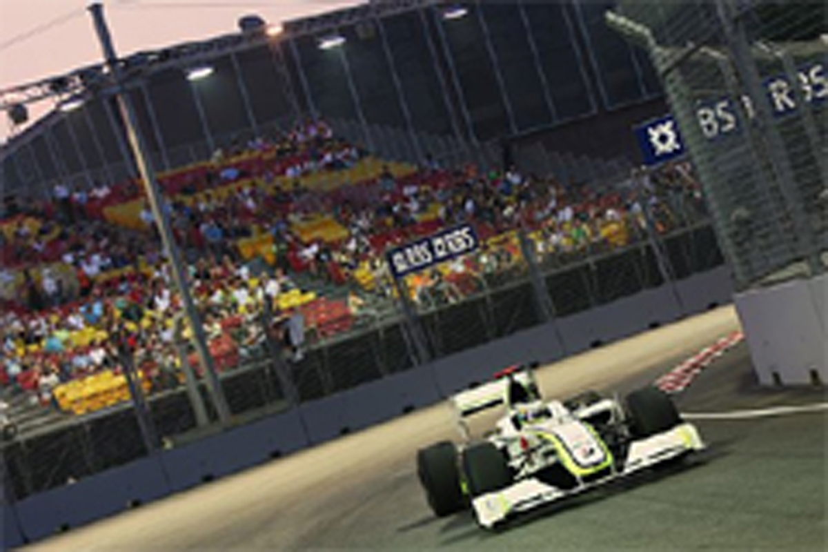 ブラウンGP F1シンガポールGP 初日