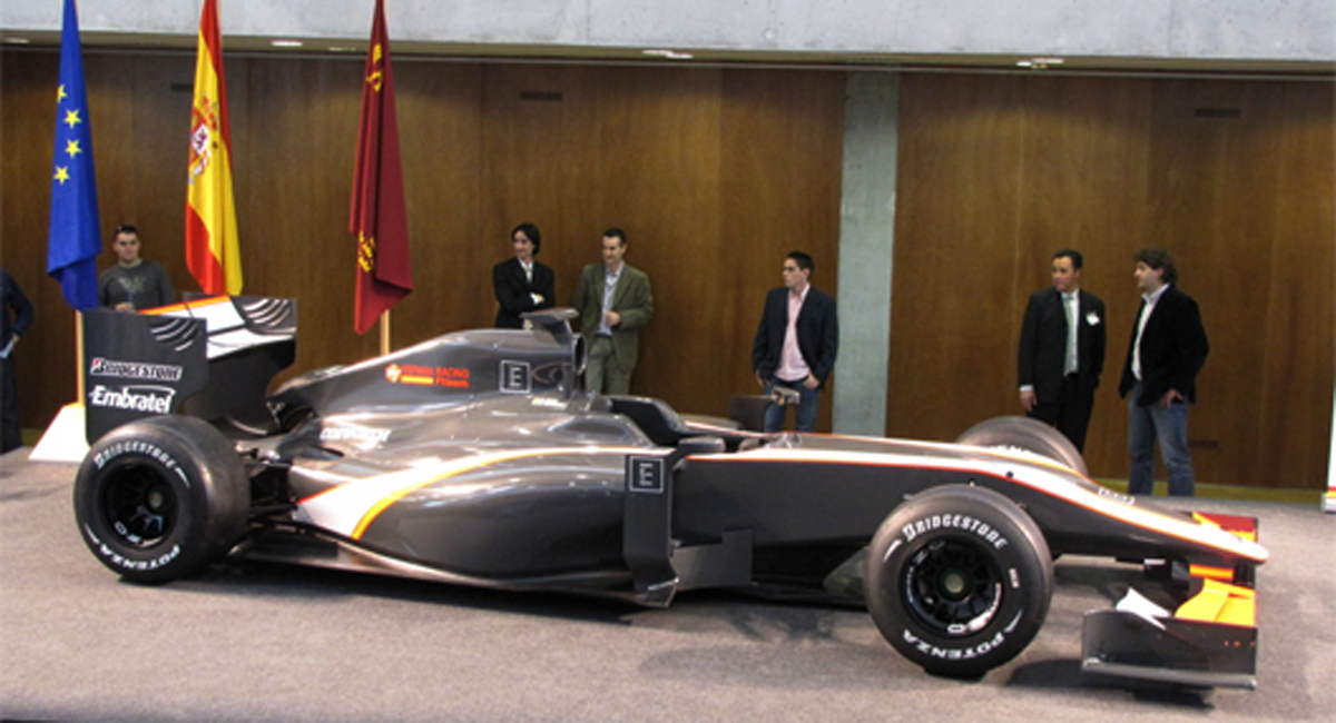 ヒスパニア・レーシング F1マシン(画像3)