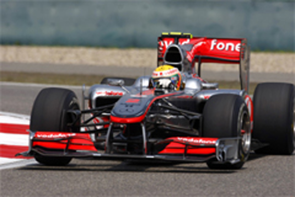 F1中国GP フリー走行2回目