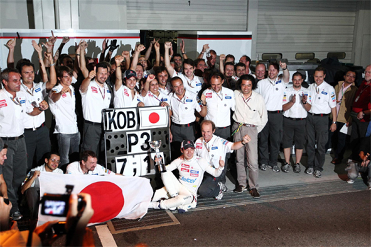小林可夢偉 3位表彰台 F1日本GP