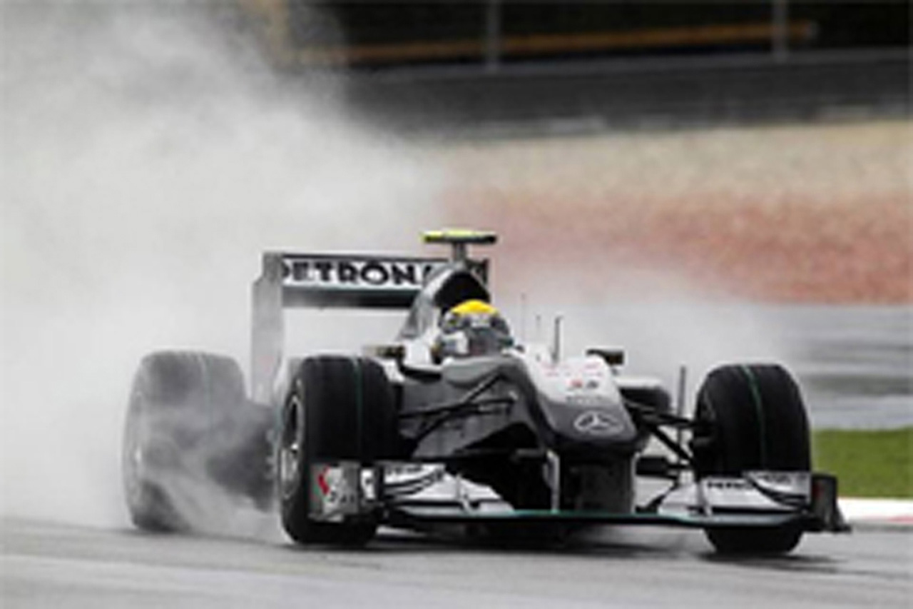 メルセデスGP：ロズベルグが初フロントロー （F1マレーシアGP）