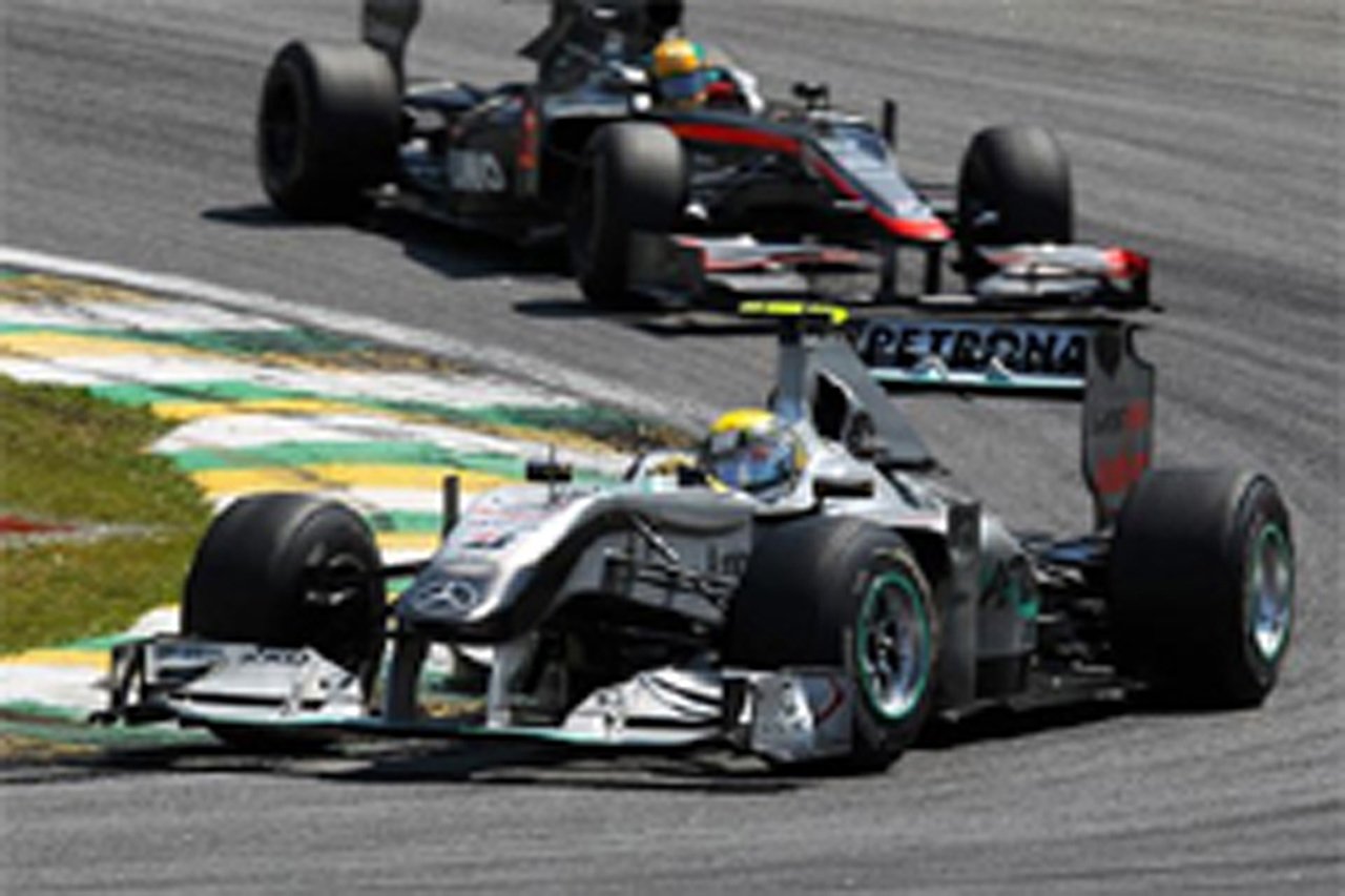 メルセデスGP：チームプレーでダブル入賞 （F1ブラジルGP）