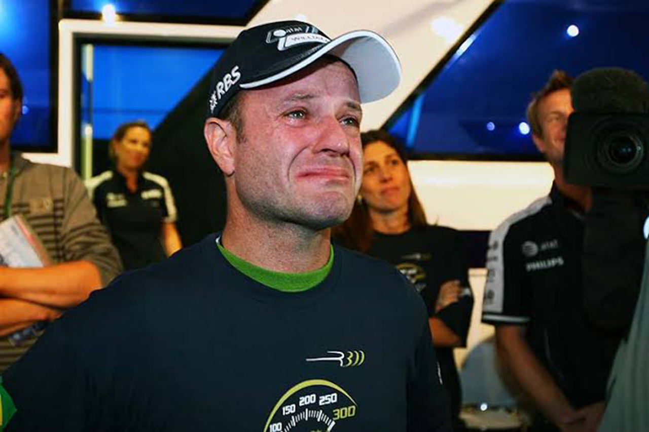 ルーベンス・バリチェロ、F1参戦300戦の祝福に涙