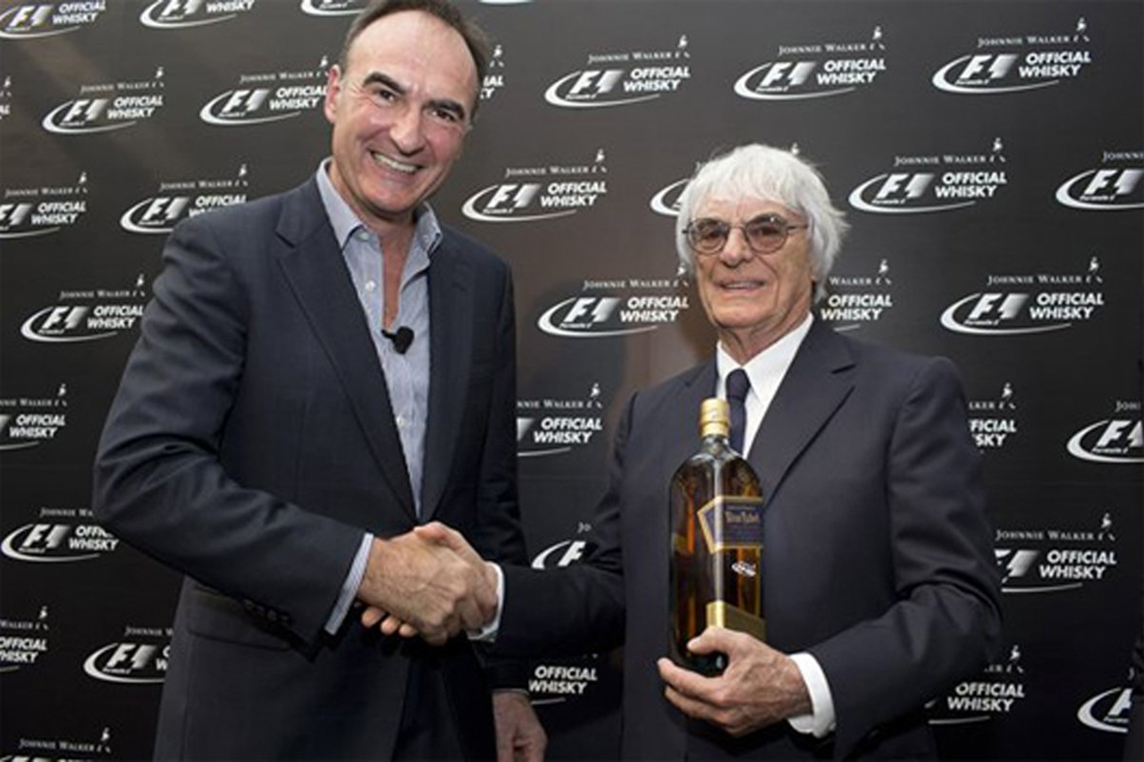 ジョニー・ウォーカー、F1と“公式ウイスキー”契約を締結