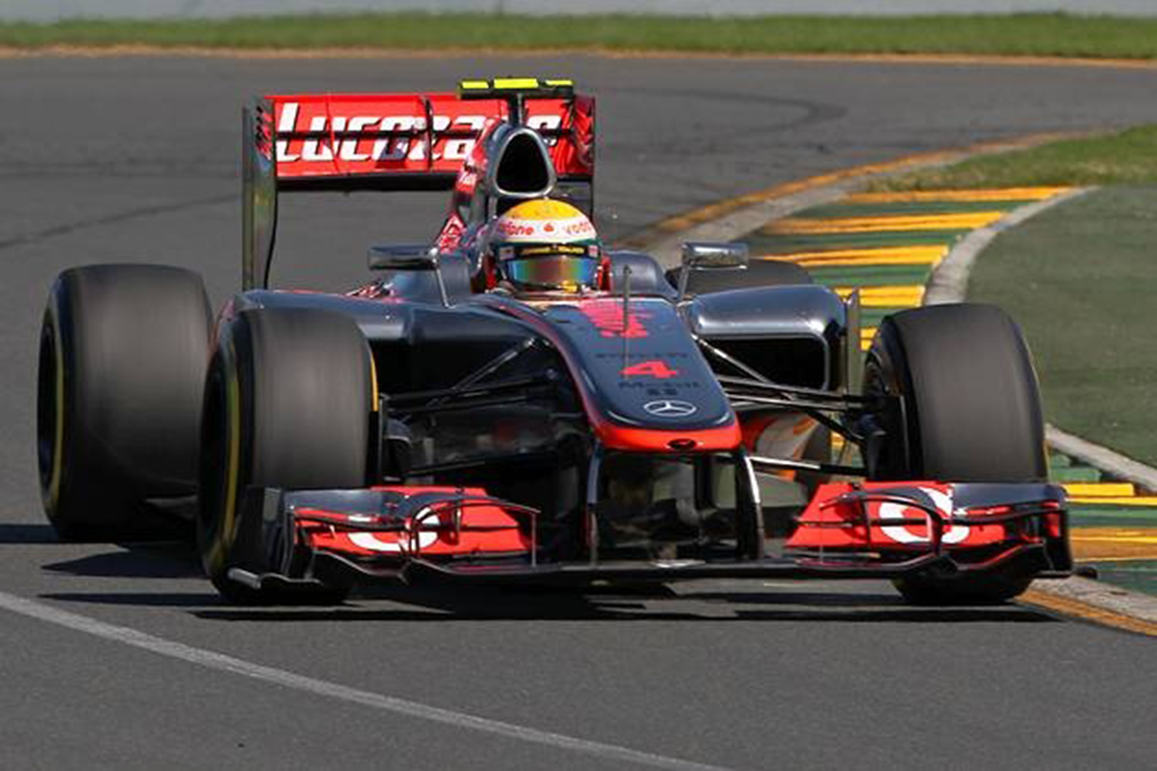 F1オーストラリアGP フリー走行3回目：ルイス・ハミルトンがトップタイム