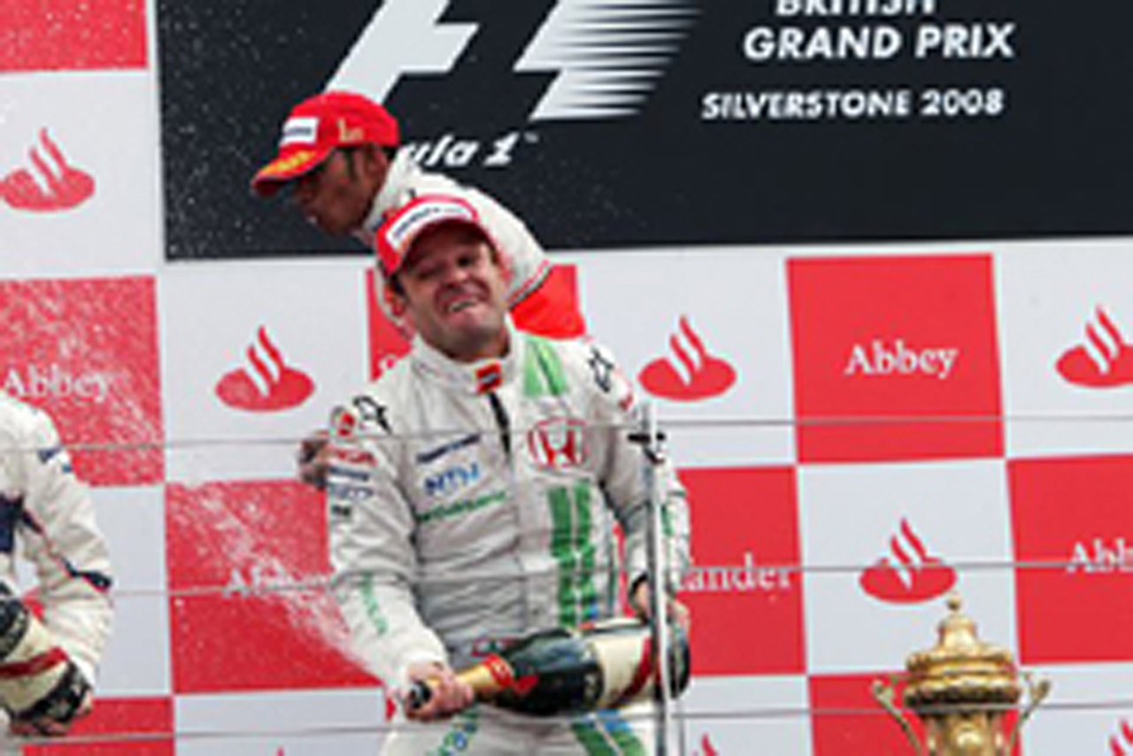ルーベンス・バリチェロが3位表彰台を獲得（ホンダF1）