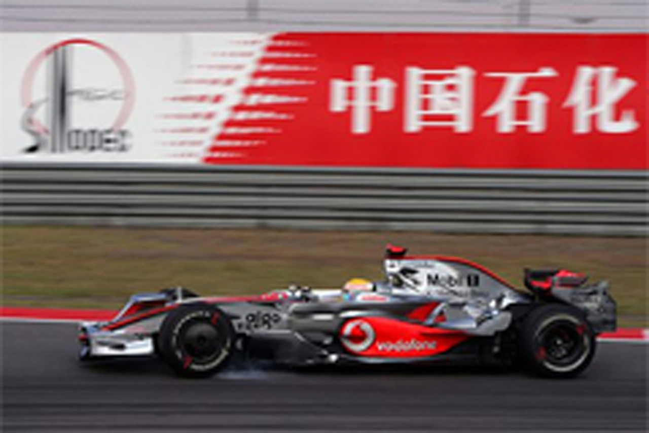 F1 中国GP フリー走行2回目
