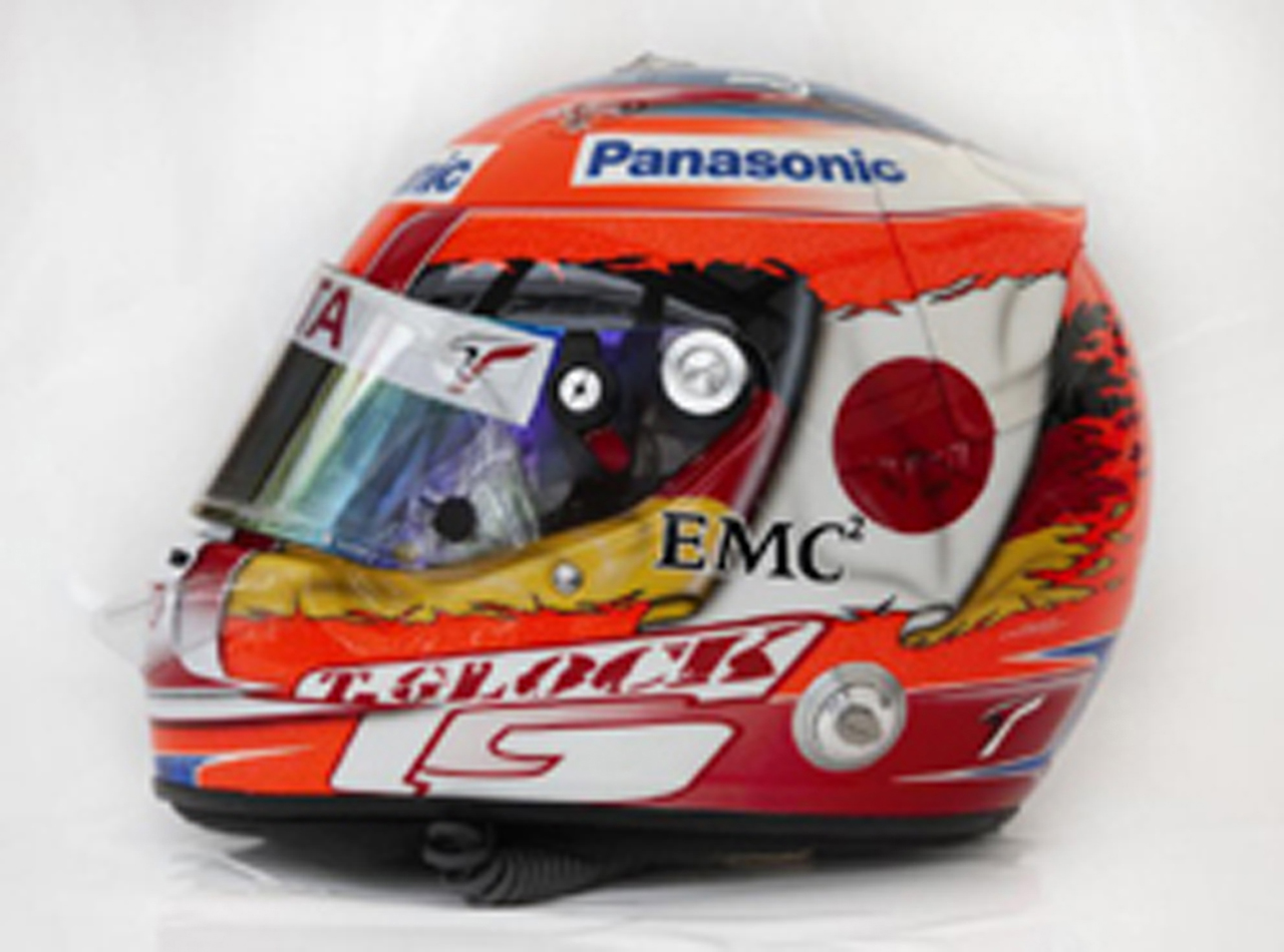 ティモ・グロック 2008年 F1日本GP ヘルメット（画像）