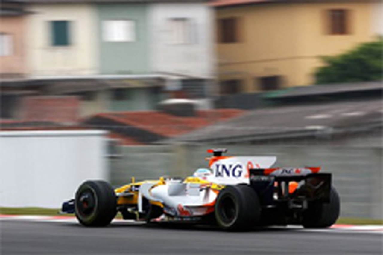 ルノー F1 ブラジルGP アロンソ