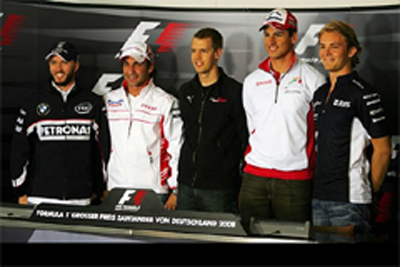 2008年は5人のドイツ人ドライバーがF1に参戦