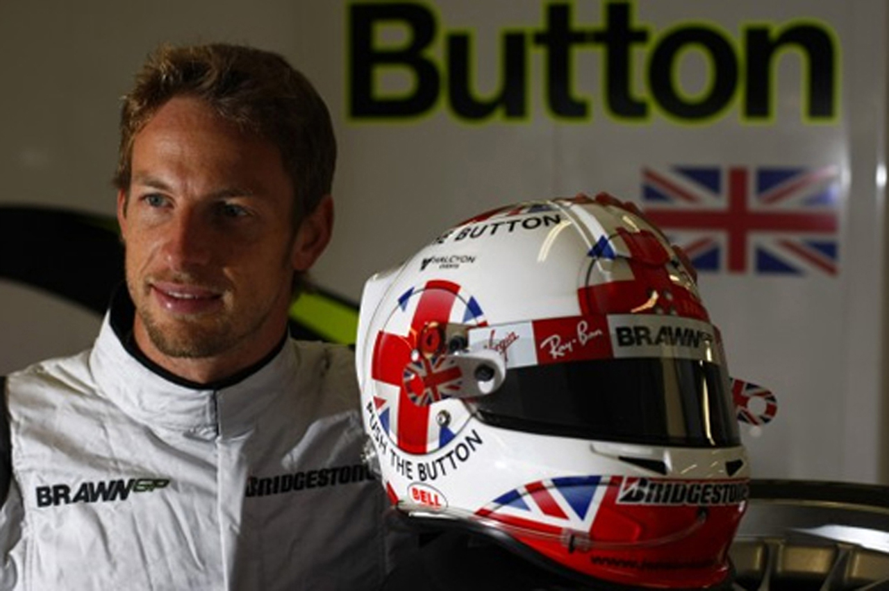 ジェンソン・バトン イギリスGP特別ヘルメット 画像