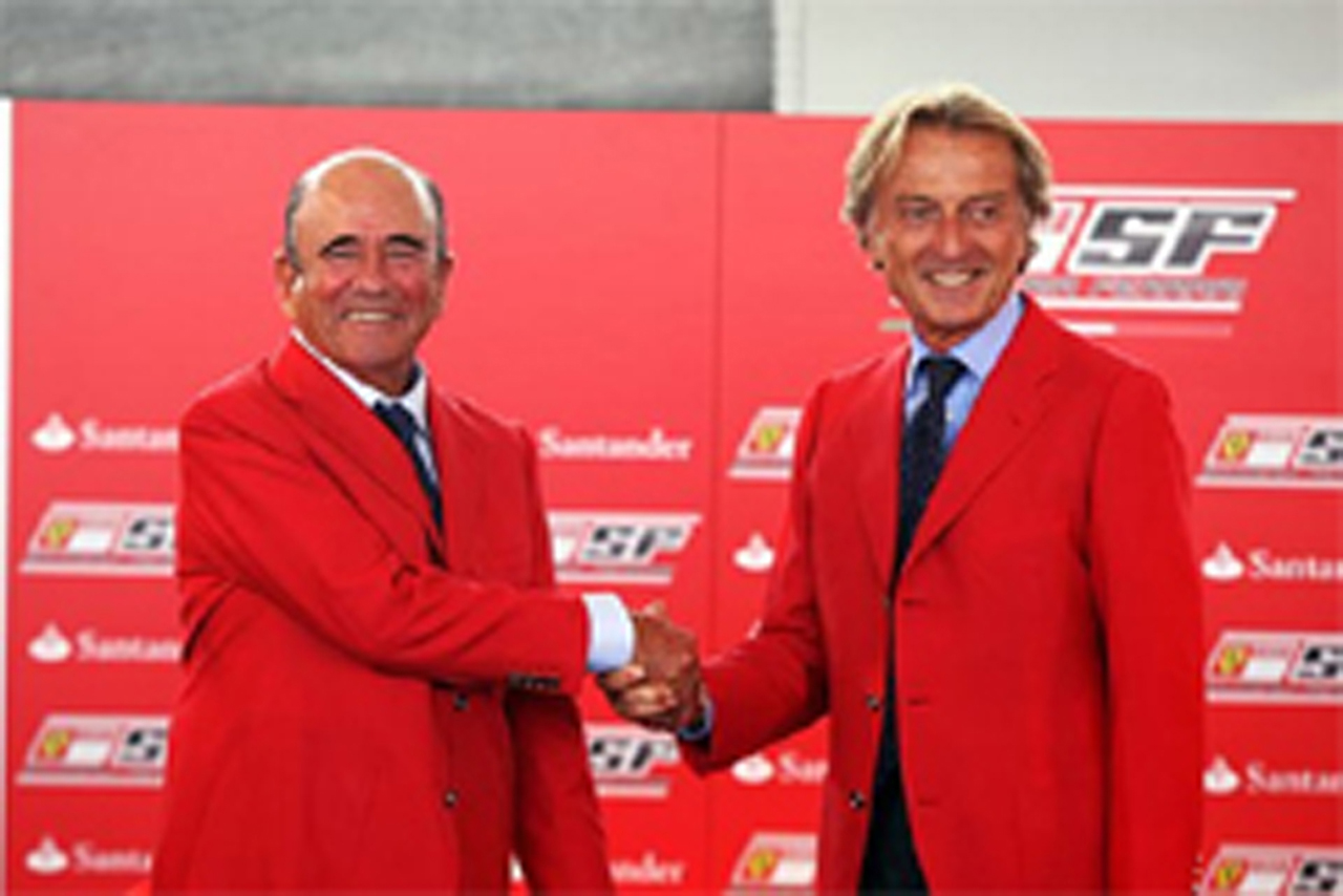 フェラーリ、サンタンデールとの5年契約を発表