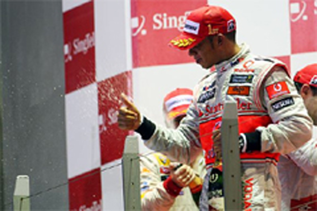 ルイス・ハミルトン F1シンガポールGP 優勝