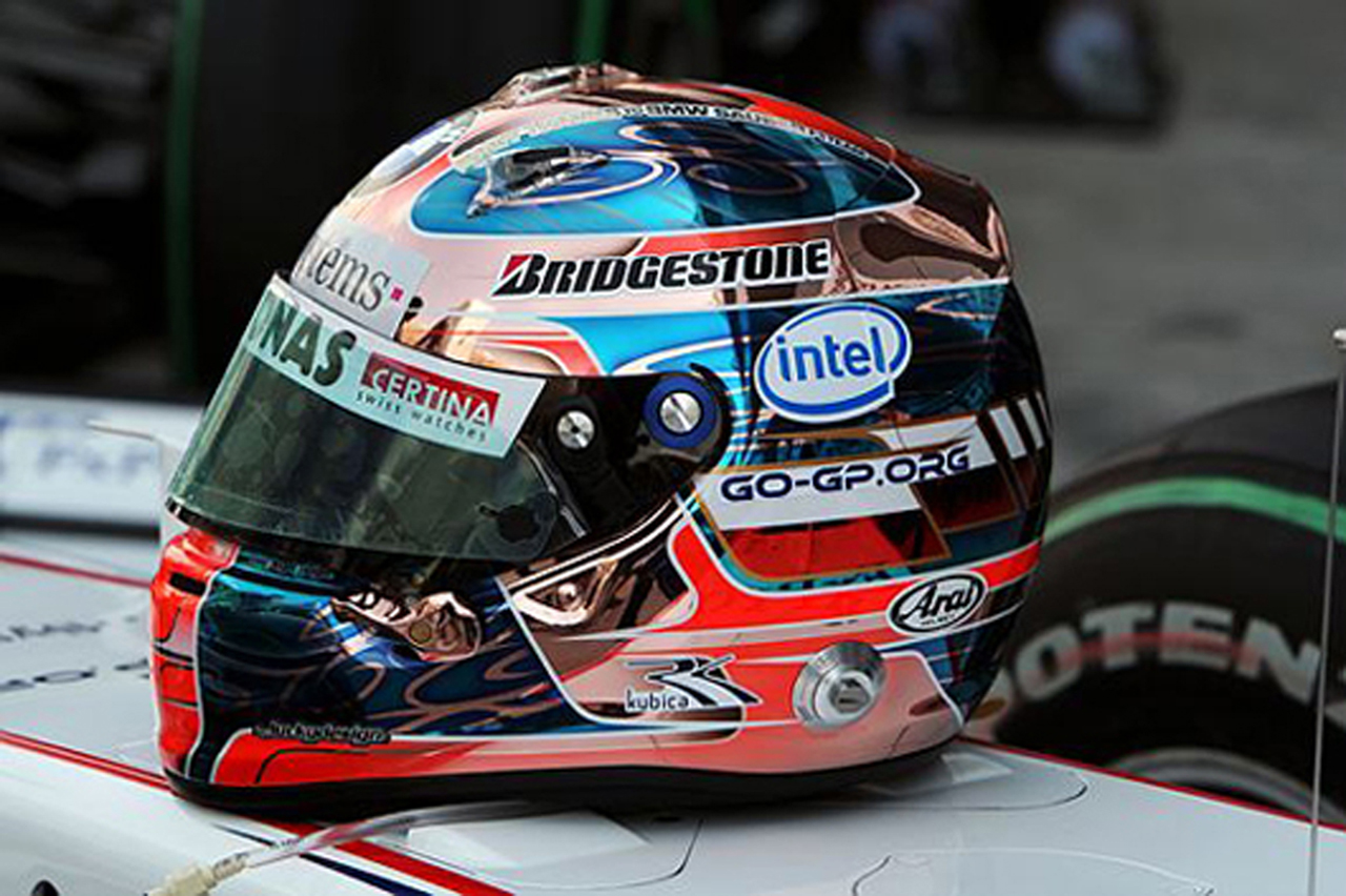 ロバート・クビサ ヘルメット （2009年F1アブダビGP）