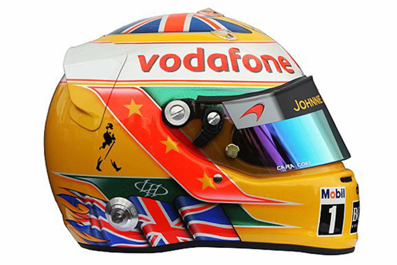 ルイス・ハミルトン イギリスGPヘルメット （2010年）