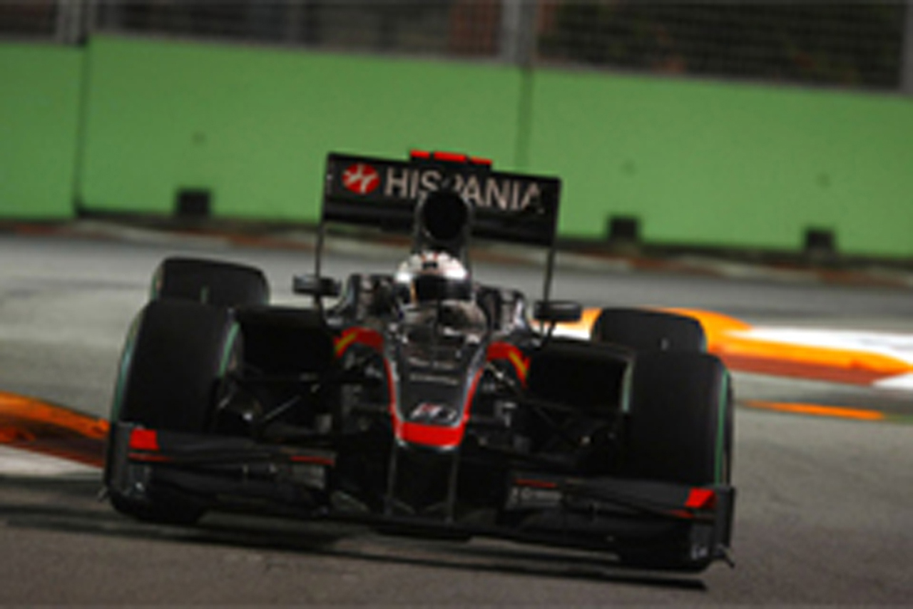 ヒスパニア・レーシング F1シンガポールGP 初日