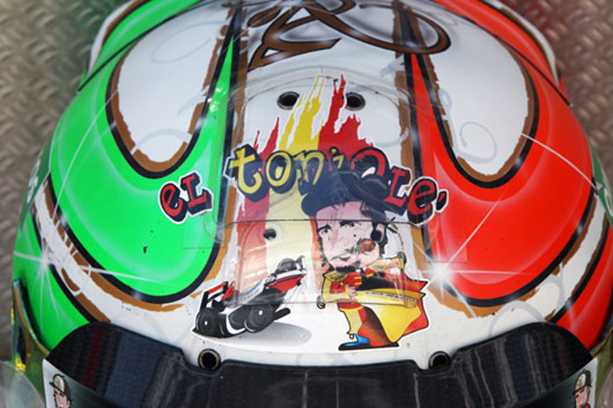 ヴィタントニオ・リウッツィ F1スペインGP ヘルメット