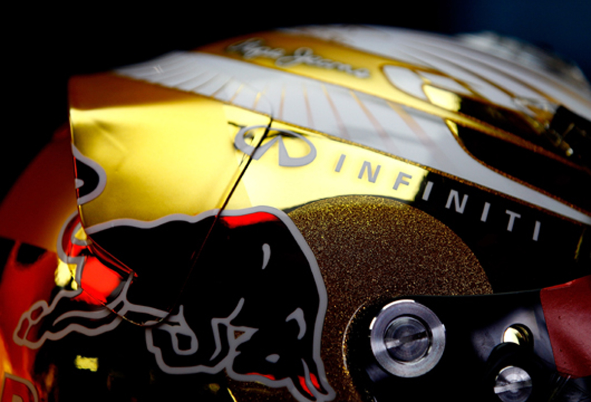 セバスチャン・ベッテル ヘルメット 2012年 F1ドイツGP