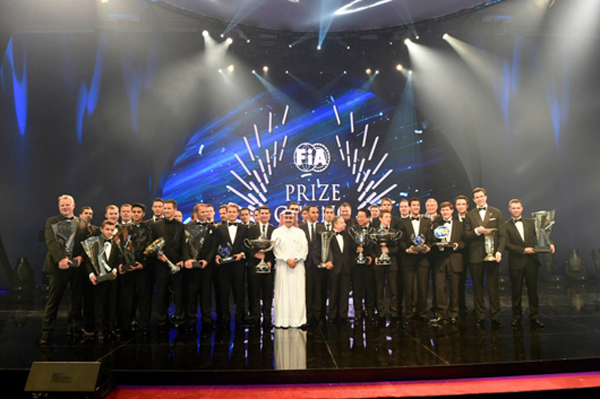 FIA PRIZE GIVING 2014
