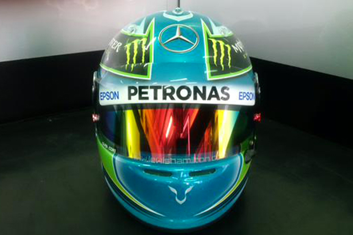 ルイス・ハミルトン ヘルメット F1マレーシアGP