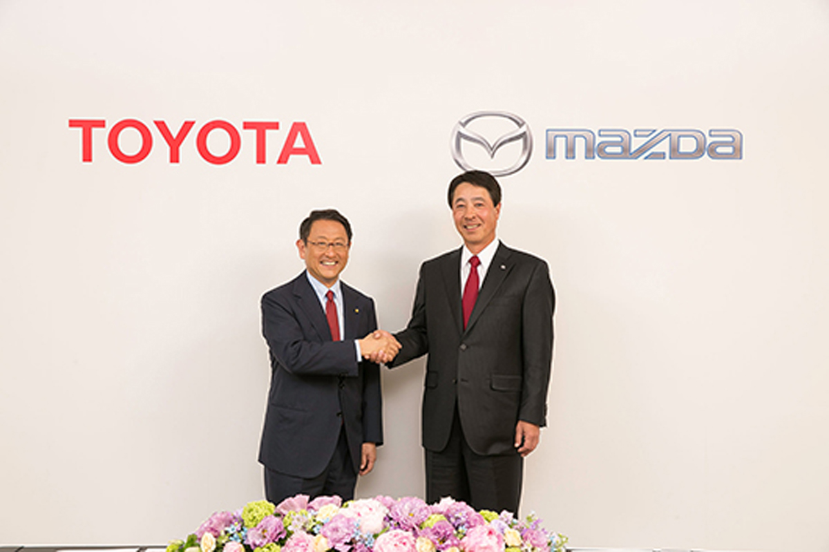 トヨタとマツダ、業務提携に向け基本合意