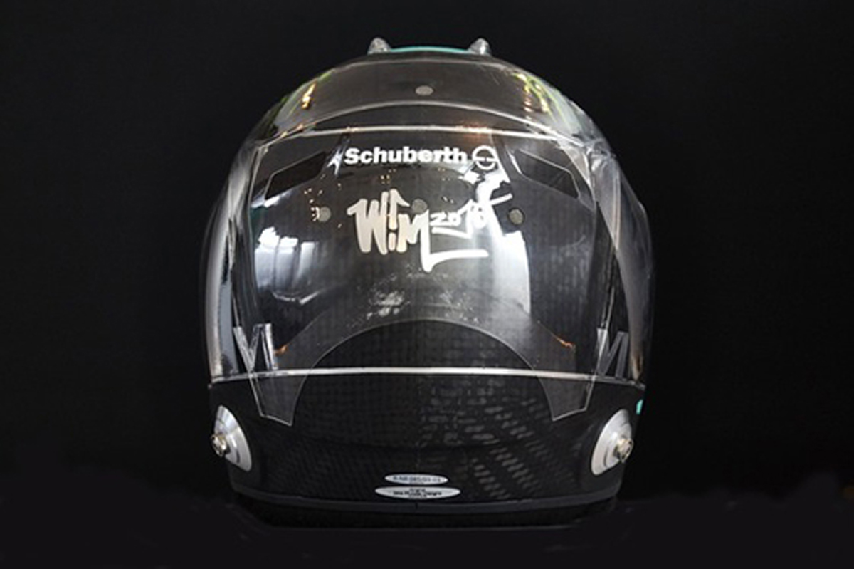 ニコ・ロズベルグ 2015年 ヘルメット （バック）