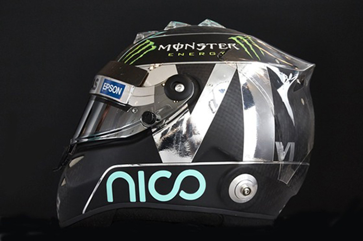 ニコ・ロズベルグ 2015年 ヘルメット （サイド）