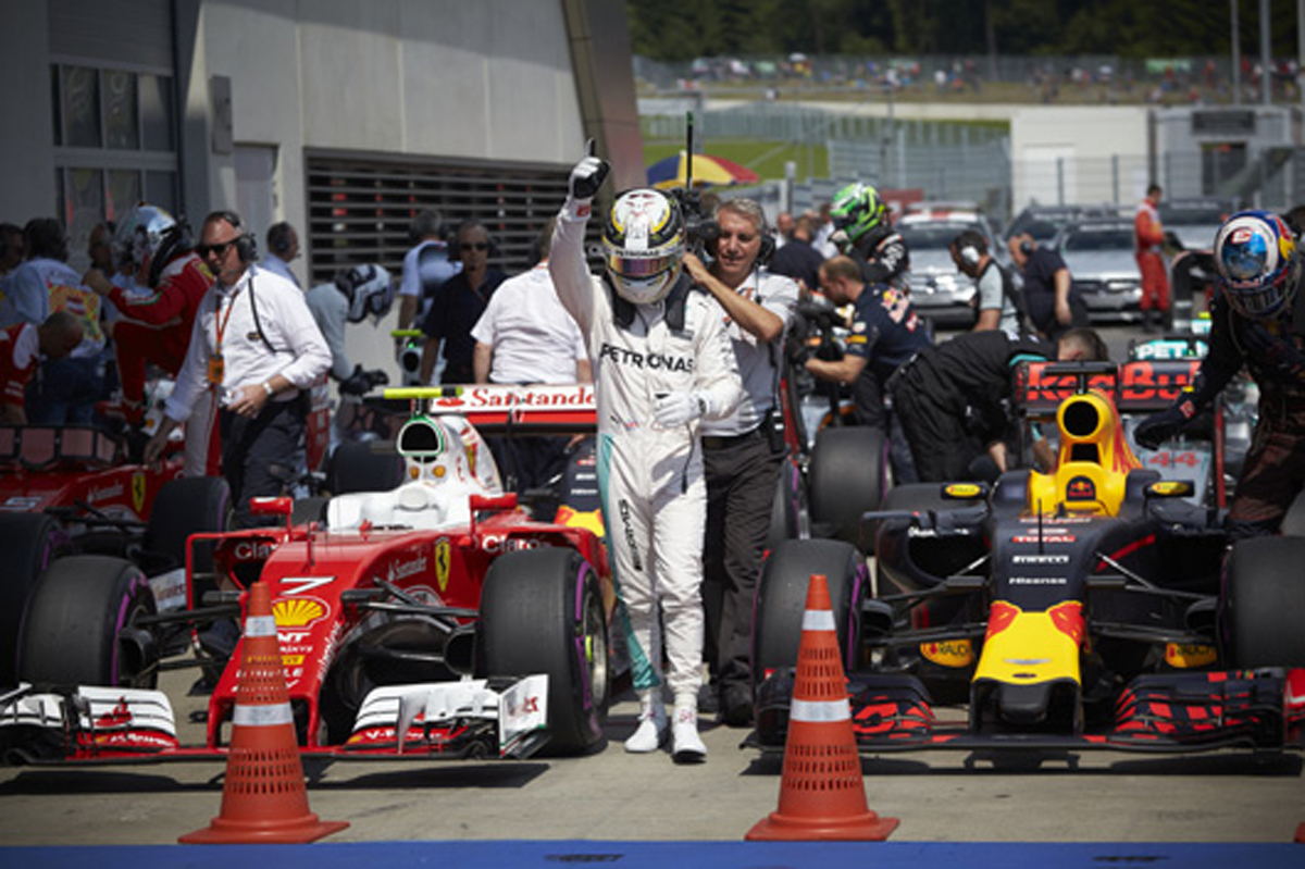 メルセデス F1 2016 オーストリアGP 予選