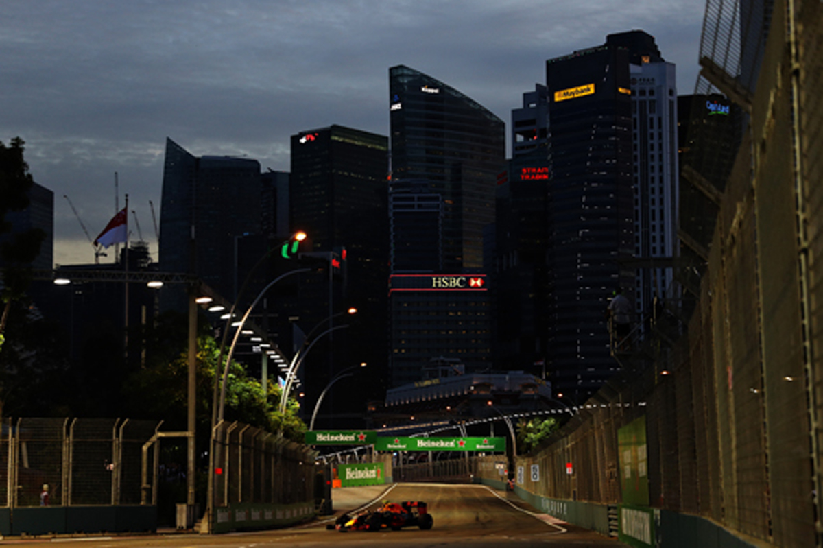 F1シンガポールgp フリー走行1回目 マックス フェルスタッペンがトップ F1 Gate Com