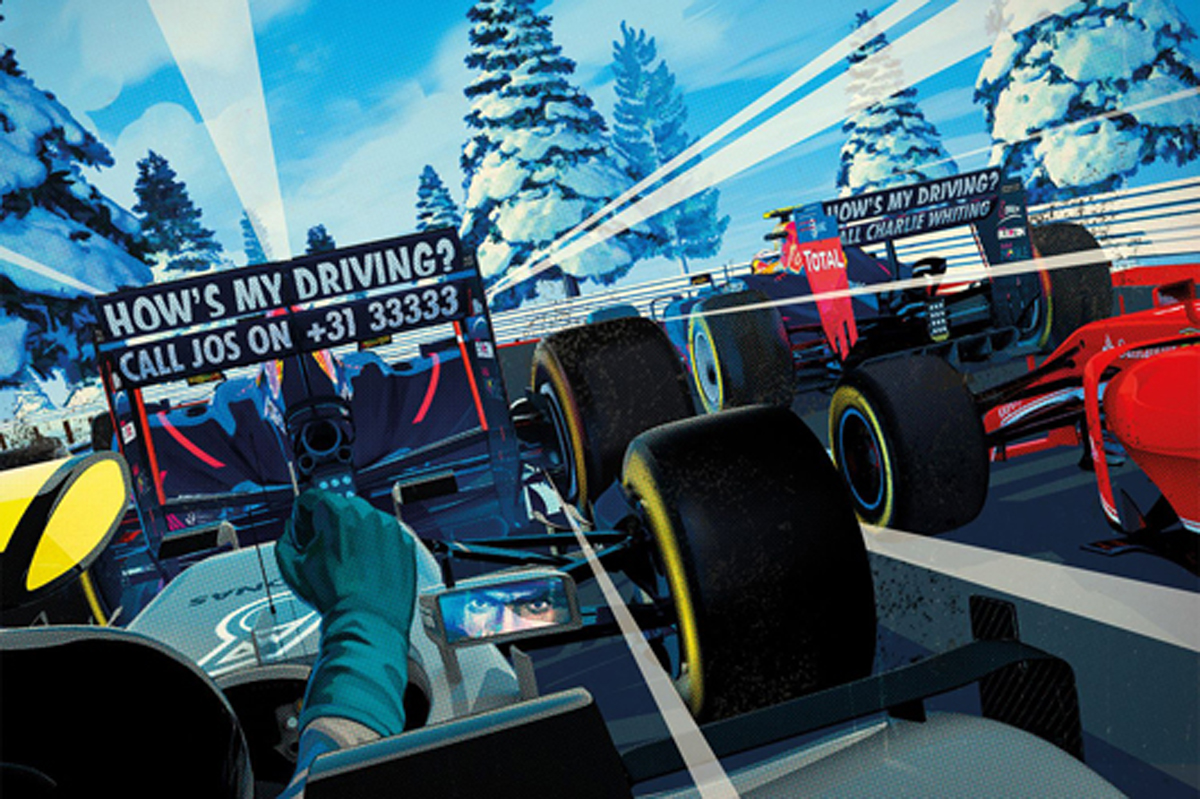 レッドブル F1 クリスマスカード