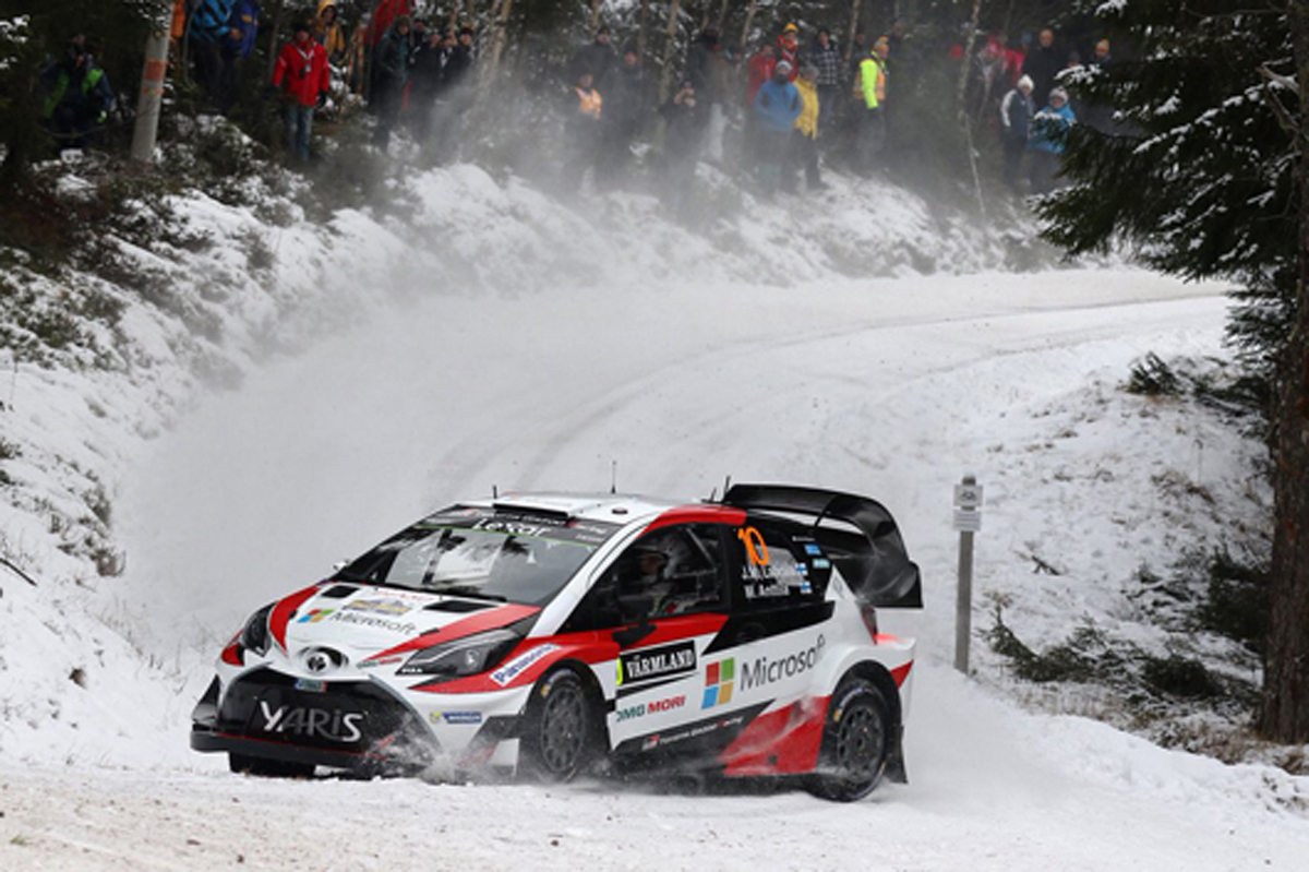 【WRC】 ラリー・スウェーデン：トヨタのヤリ-マティ・ラトバラがデイ1首位