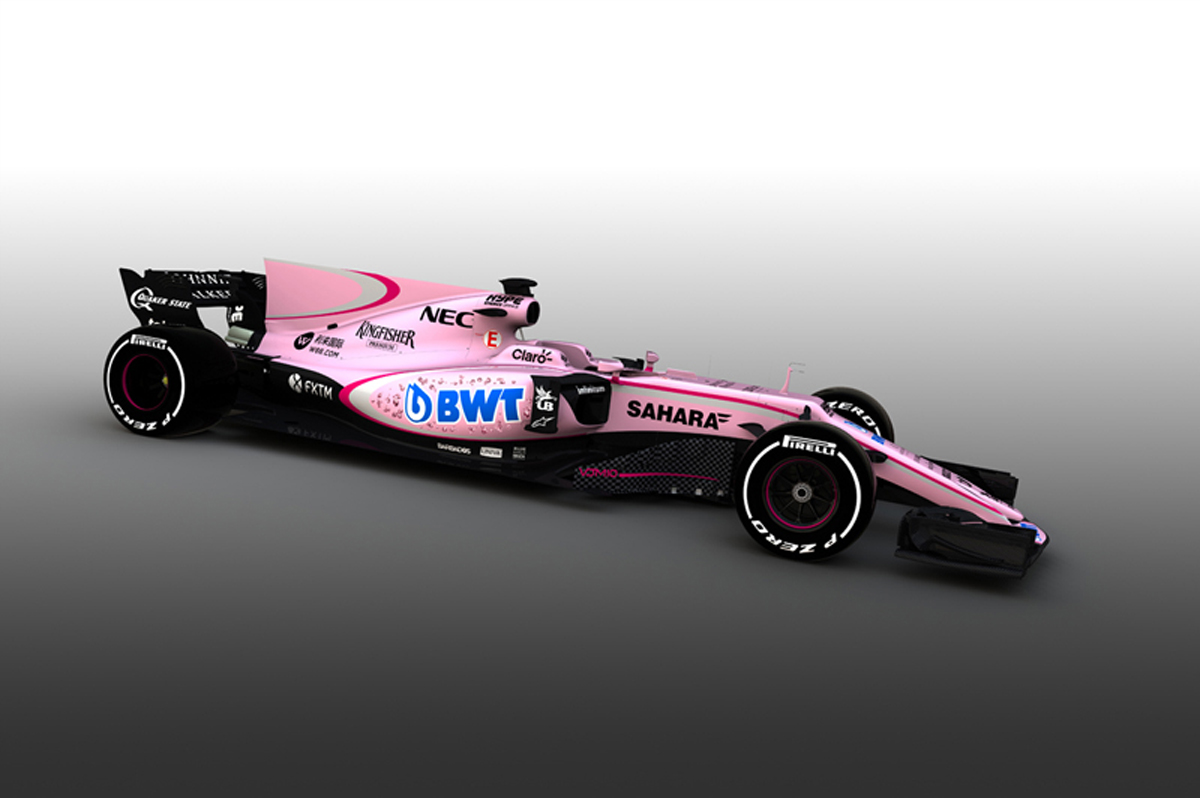 F1 フォース・インディア ピンク