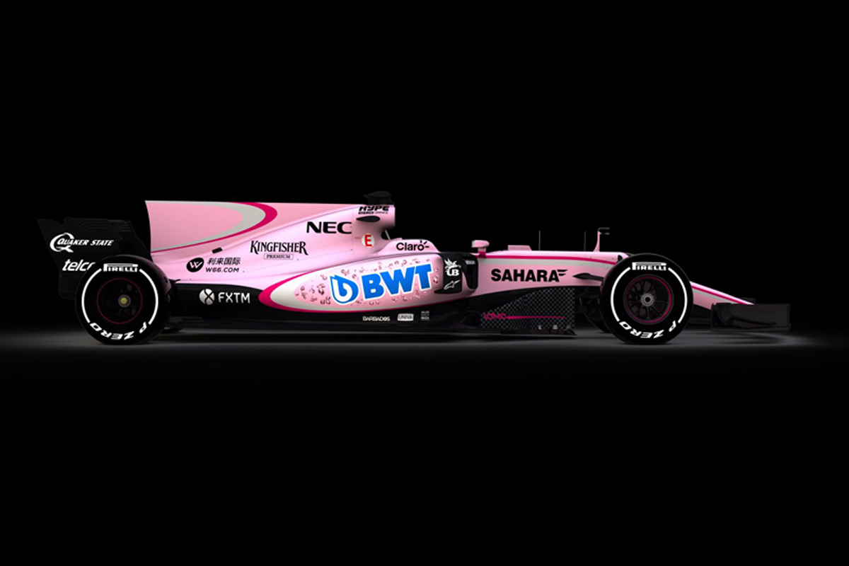 フォース・インディア F1 ピンク