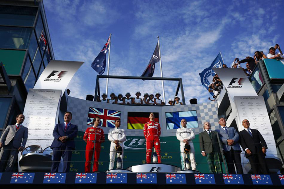 F1 オーストラリア 決勝レース 動画
