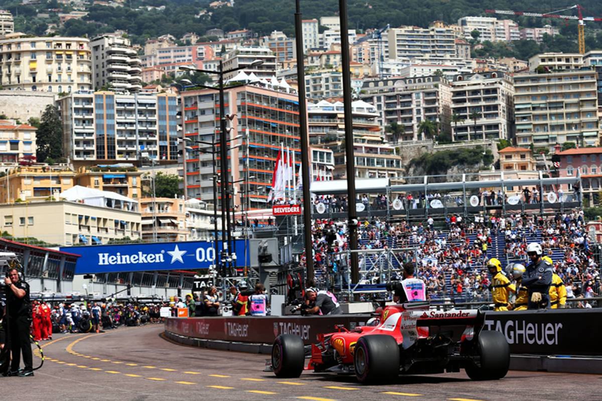F1 モナコGP ベッテルがコースレコード更新