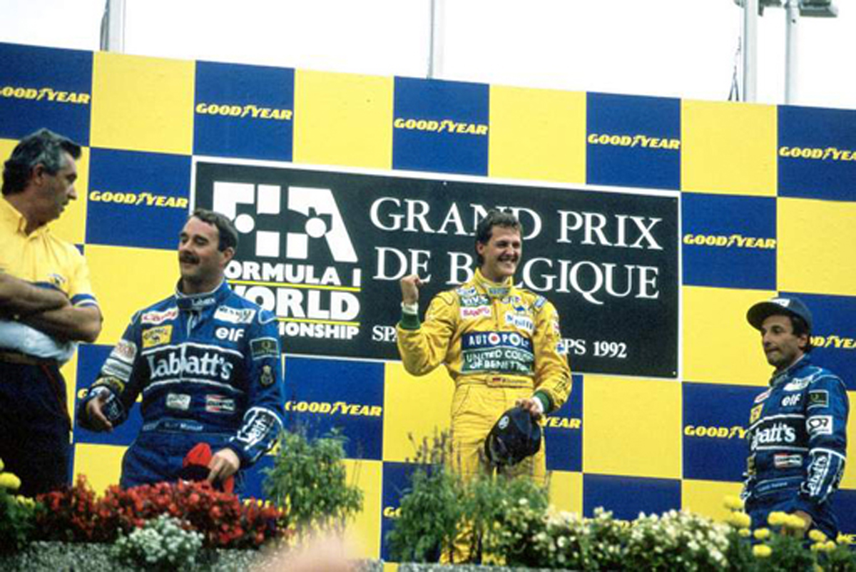 ミハエル・シューマッハ 1992年 F1ベルギーGP