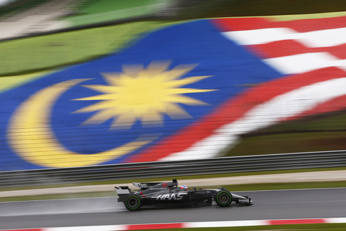 ハースF1チーム マレーシアグランプリ ロマン・グロージャン