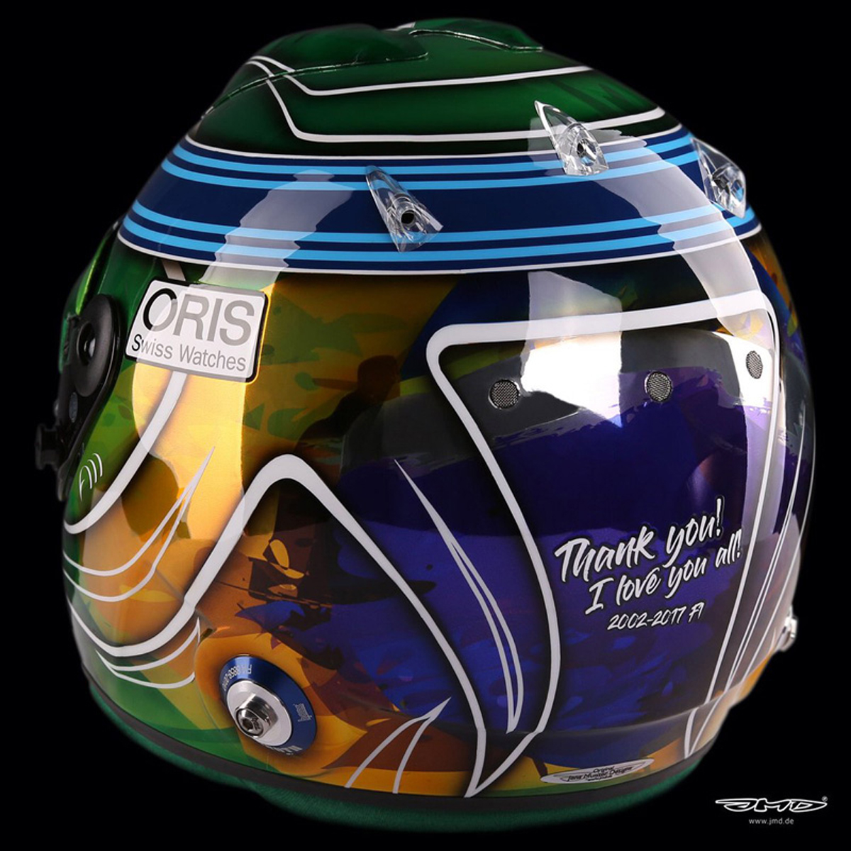 フェリペ・マッサ 2017年 F1アブダビGP ヘルメット（2）