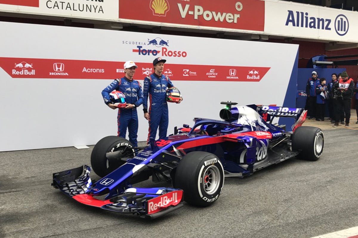 トロロッソ・ホンダ、2018年F1マシン『STR13』を正式発表 【 F1-Gate .com