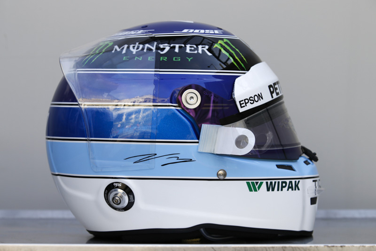 バルテリ・ボッタス、F1モナコGPで“ハッキネン仕様”のヘルメット 【 F1 