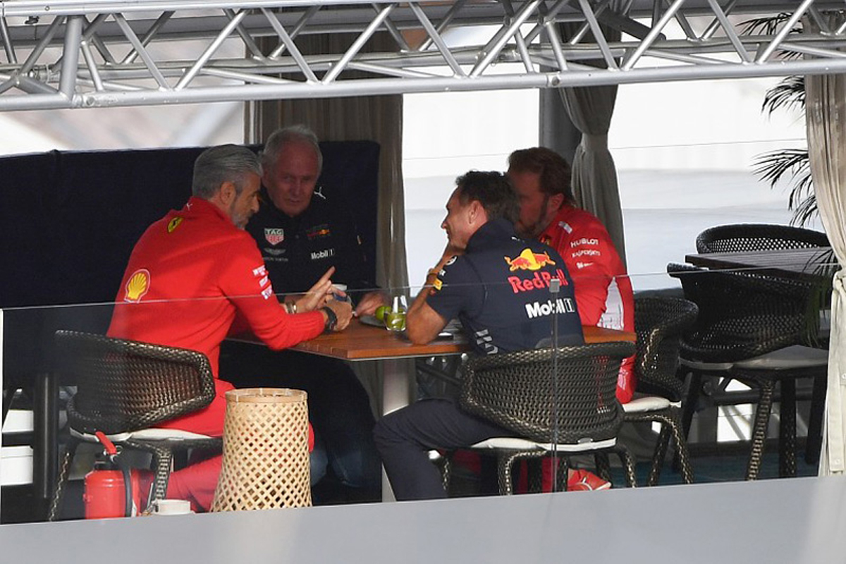 レッドブルとフェラーリの首脳陣がベルギーで会談