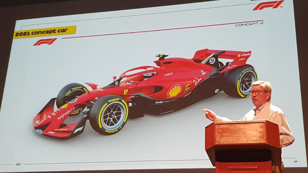 2021年 F1マシン コンセプトデザイン
