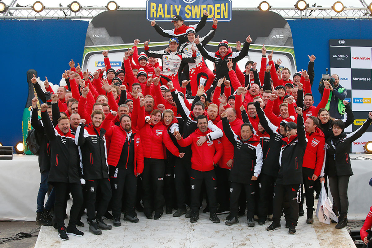 WRC ラリー・スウェーデン トヨタ